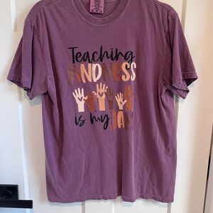 KindnessPurple Graphic T-Shirt